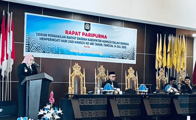 bupati mamuju sutinah ajukan anggaran jalan pertanian perikanan