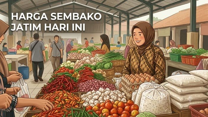 harga sembako jatim minyak goreng naik bagaimana beras