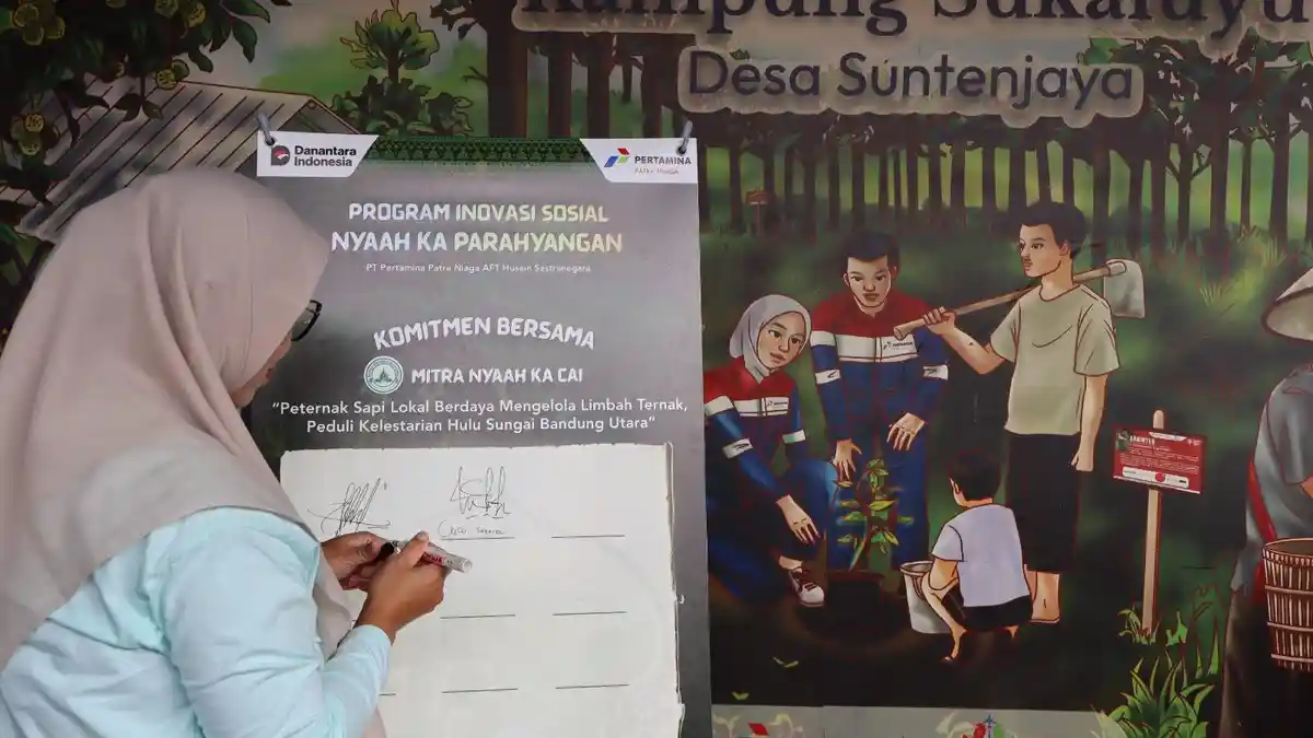 pertamina patra niaga rjbb dorong pengelolaan limbah peternakan